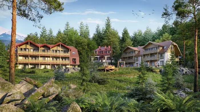 Szklarska Village - wizualizacja inwestycji