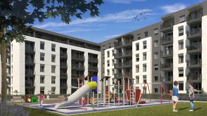 Nowe Sokolniki bud. nr 4 - wizualizacja inwestycji