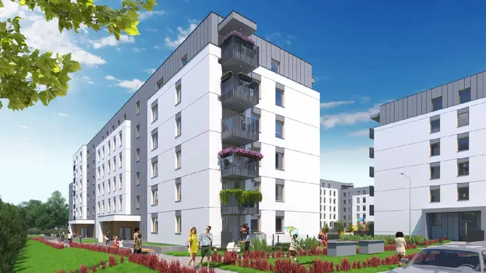 Nowe Sokolniki bud. nr 5 - wizualizacja inwestycji