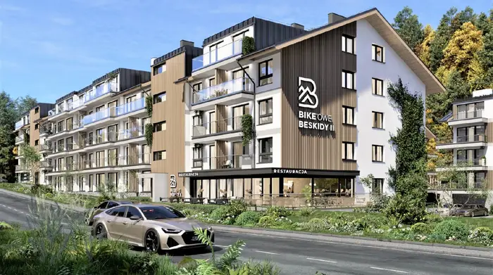 Bikeowe Beskidy II - wizualizacja inwestycji
