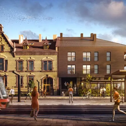 Apartamenty Królewskiej Huty - lokale użytkowe - wizualizacja inwestycji